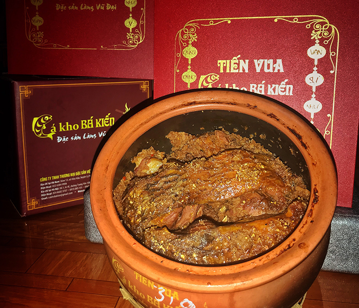 Cá kho Bá Kiến - Cá kho làng Vũ Đại chính hiệu